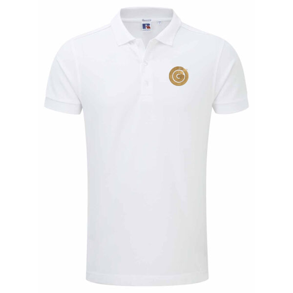 Polo Uomo elasticizzata con ricamo su lato cuore e manica destra Thumbnail